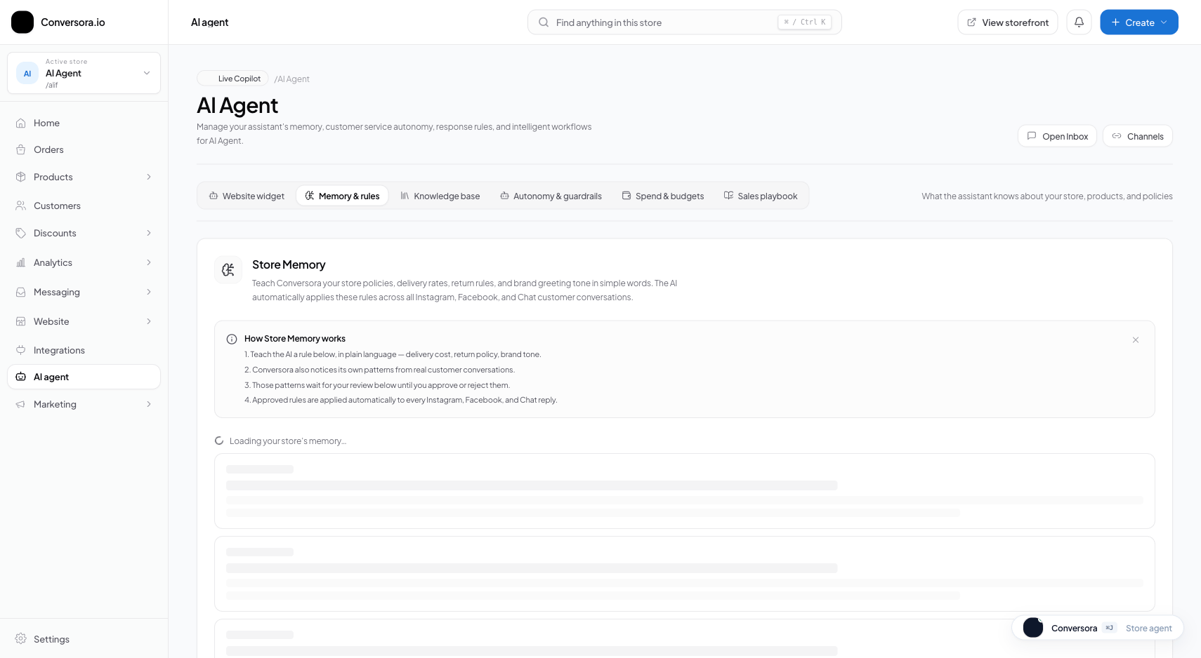 Training Your AI: FAQs, Document Uploads & Store Rules